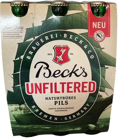 Becks unfiltered Becks unfiltered