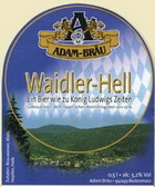 Logo Adam-bräu Waidler Hell