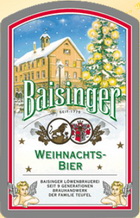 Logo Baisinger Weihnachtsbier