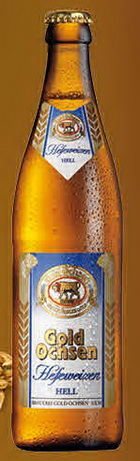 Logo Gold Ochsen Weizenbier Hell