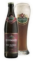 Logo Herrnbräu Hefe Weißbier Dunkel