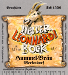 Logo Merkendorfer Hummel-bräu Leonhardi Bock Hell
