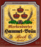 Logo Merkendorfer Hummel-bräu Bock Dunkel