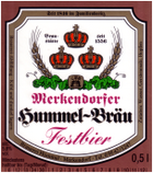 Logo Merkendorfer Hummel-bräu Festbier Dunkel
