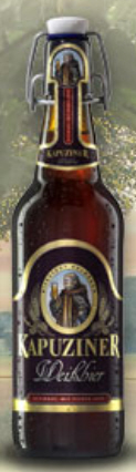 Logo Kapuziner Weißbier Schwarz
