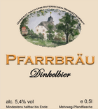 Logo Pfarrbräu Dinkelbier