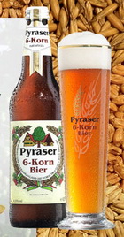 Logo Pyraser 6-korn Bier