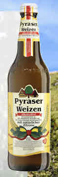 Logo Pyraser Weizen Alhoholfrei Mit Natürlicher Zitrone
