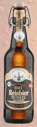 Logo Residenz Bio Reisbier Dunkel Glutenfrei