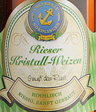 Logo Rieser Kristall Hefeweizen