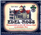 Logo Rösslebräu Edel Ross