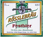 Logo Rösslebräu Festbier