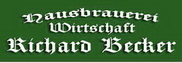 Logo Hausbrauerei Wirtschaft Richard Becker