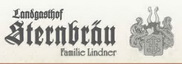 Logo Sternbräu Lindner Elsendorf