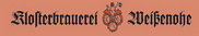 Logo Klosterbrauerei Weissenohe GmbH & Co. KG