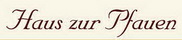 Logo Haus zur Pfauen