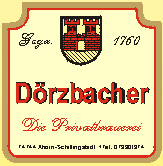 Logo Privat-Brauerei Dörzbacher