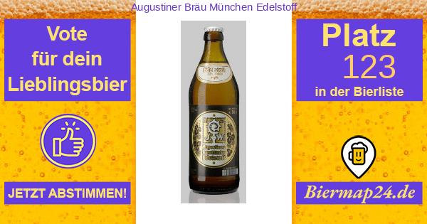 ᐅ Augustiner Edelstoff Platz 127 Test 21 Biermap24