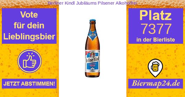 ᐅ Berliner Kindl Jubiläums Pilsener Alkoholfrei