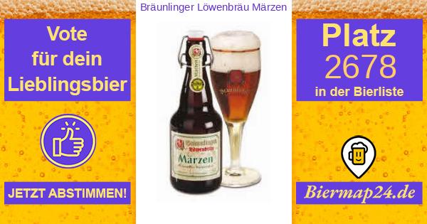 ᐅ Bräunlinger Löwenbräu Märzen Platz 2660 » Test 2024