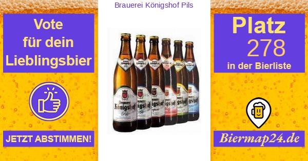 ᐅ Brauerei Königshof Pils Platz 256 » Test 2025