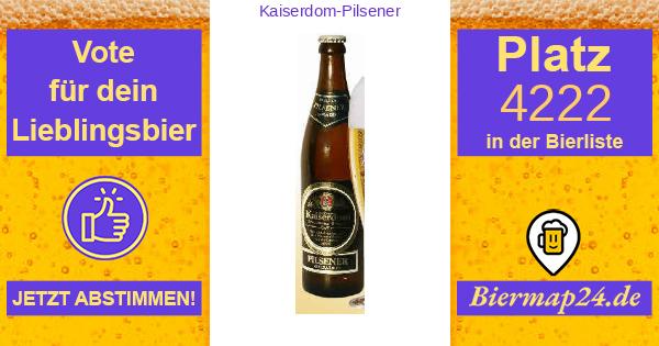 ᐅ Kaiserdom-pilsener Platz 4260 » Test 2025 | Biermap24