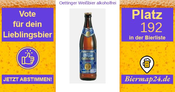 ᐅ Oettinger Weißbier Alkoholfrei Platz 163 » Test 2024