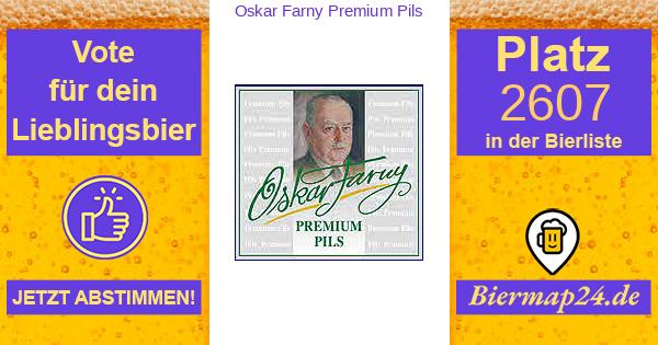 ᐅ Oskar Farny Premium Pils Platz 4215 » Test 2024
