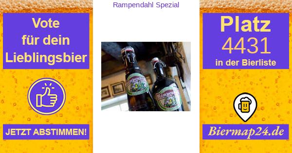 ᐅ Rampendahl Spezial Platz 5116 » Test 2023 | Biermap24